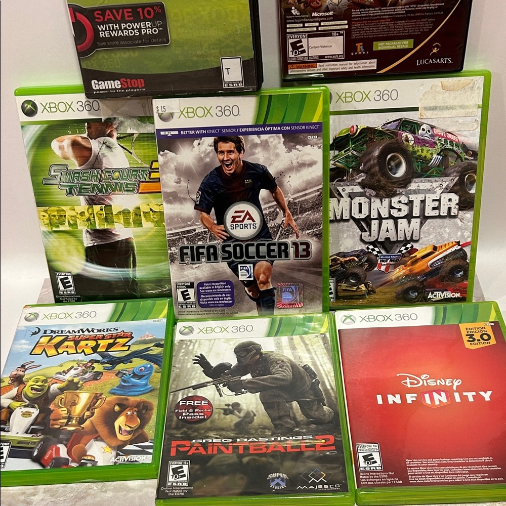 360 Video Game Bundle - 9 games included